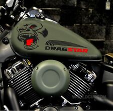 Adesivi Stickers Grafiche Angry kong per moto Yamaha Dragstar moto Custom Bobber
