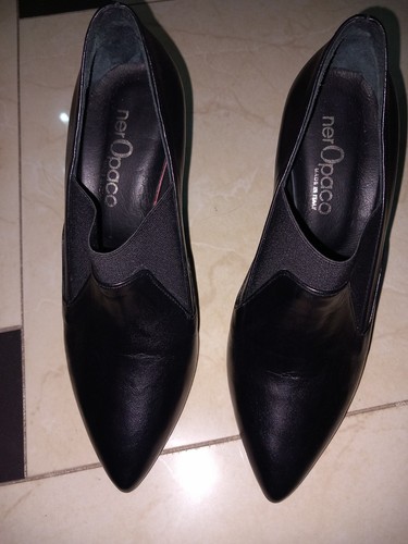 Scarpe neropaco nero pelle - scarpe,