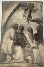 Perugia L’Umbria Illustrata Tilli  n.1705 S Severo Affresco Superiore Raffaello