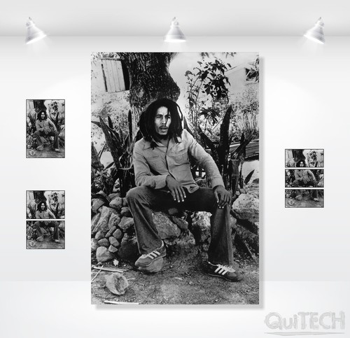 Bob marley quadro stampa - bob,