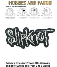 Patch Slipknot rock heavy metal band logo iron on toppa termoadesiva badge music