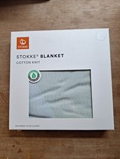 Nuova coperta Stokke cotone biologico a maglia, nuova di zecca 100% cotone standard Oeko-Tex