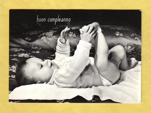 Cartolina neonato bambino buon - bambino,