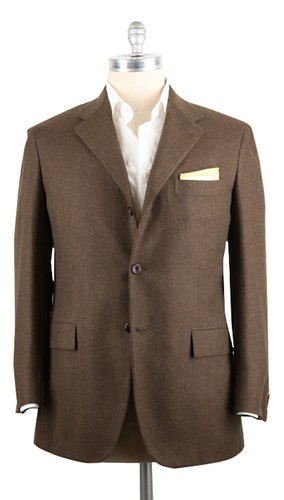Giacca sportiva kiton marrone - kiton,