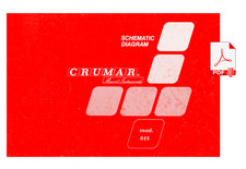 CRUMAR 915 Service Manual repair Schematic Diagrams Schaltplan Schema elettrico