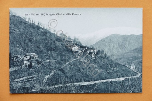 Postcard viù borgata oldri - postcard,