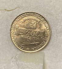 Moneta Italiana Da 200 Lire  SPL  Del 1996.  Anniversario Accademia Di Finanza