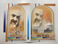 2002 Folder Filatelico Padre Pio Santo Lamina Oro Stampa rettangolare Prezzo