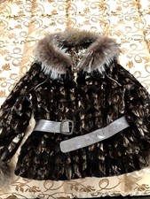 Giacca Giubbotto Giaccone Visone Pelliccia Donna Elegante Ragazza Inverno Affare