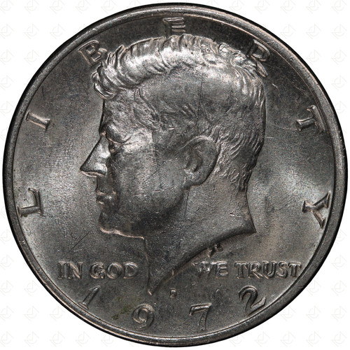 Moneta mezzo dollaro - , 1972