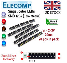 LED SMD 1206 - Bianco Rosso
