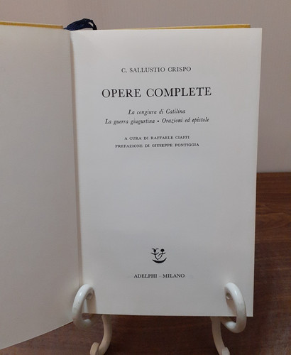 Sallustio opere complete - sallustio,