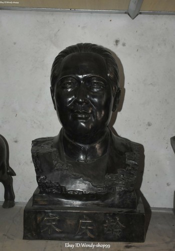 Statua mezzo busto bronzo - statua, 21"