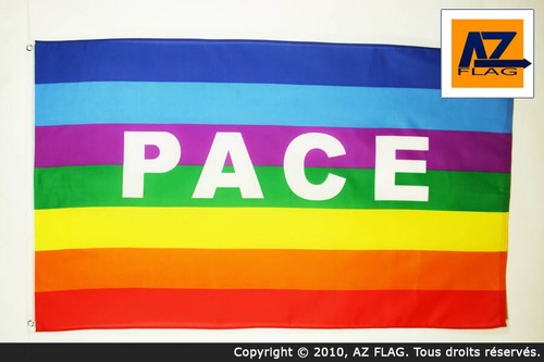 Bandiera arcobaleno pace - bandiera,