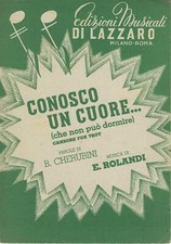 Spartito musicale - Conosco un