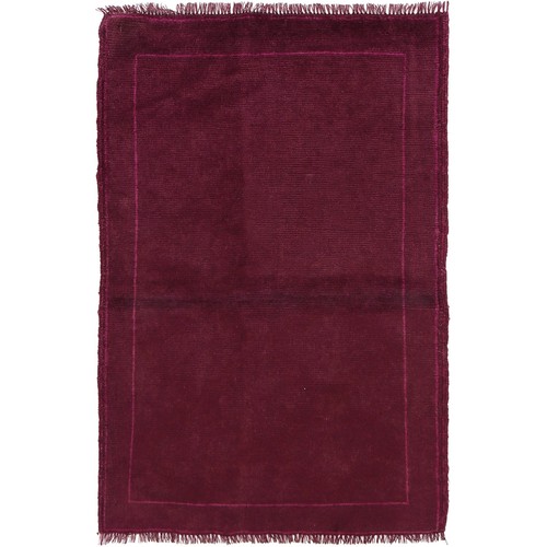 Tappeto vintage overdyed