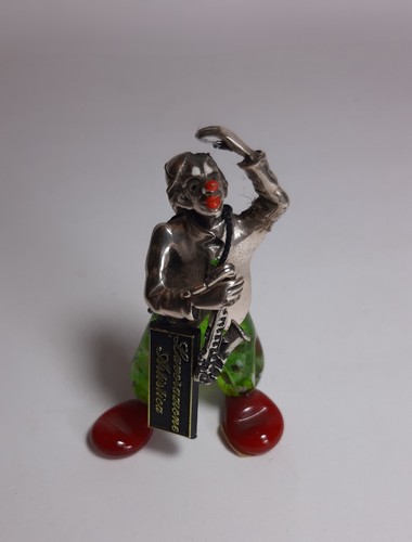 Statua clown musicista - statua,