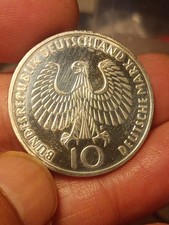 Splendidi 10 Marchi Argento Germania 1972 XX Olimpiadi Monaco Zecca F Stoccarda