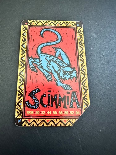 Scheda telefonica scimmia - scheda,