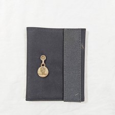 Portafoglio in tessuto nero