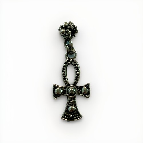 Ciondolo ankh tono argento - ciondolo,