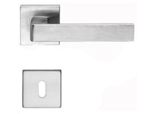 Coppia Maniglie  Quadrate in alluminio 50x50 mm in Cromo Satinato arieni