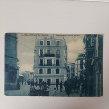 Antica Cartolina Castellammare Di Stabia Stabilimento Acqua Ferrata 1922