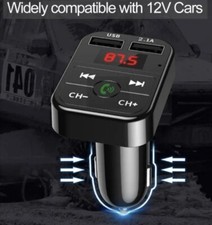 KIT BLUETOOTH VIVAVOCE PER AUTO 2 USB 1 SLOT TF CARD