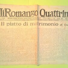 IL PIATTO DI MATRIMONIO OUIDA IL ROMANZO QUATTRINI MAGGIO 1920 N 434