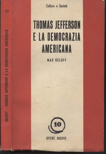 Libri beloff thomas jefferson - beloff,
