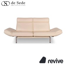 Sede DS-450 Pelle Divano Beige Biposto Divano Crema Manuelle Funzione Relax