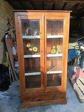 MOBILE CREDENZA VETRINA SOGGIORNO  LEGNO TEAK 190cm x 100 x 43 