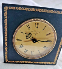 Looping 15 Jewels Swiss Made 8 giorni chiave sveglia da tavolo vintage