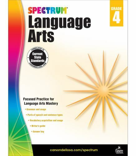 Spectrum language arts - spectrum, arts,