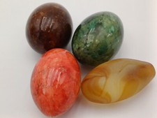 UOVA ORNAMENTALI - 4 PEZZI - TIPO MARMO