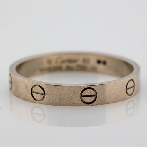 Anello cartier love oro - love, bianco
