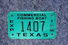 Targa BARCA DA PESCA Texas