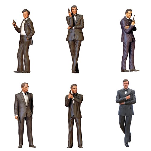 Geheimagenten figure set 43 - geheimagenten, 1:43