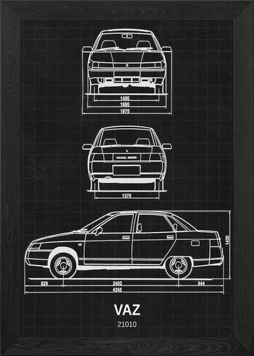 Vaz 21010 poster arte - vaz,