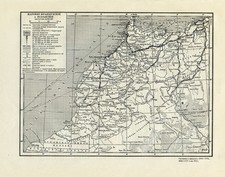 1954 Mappa politica del
