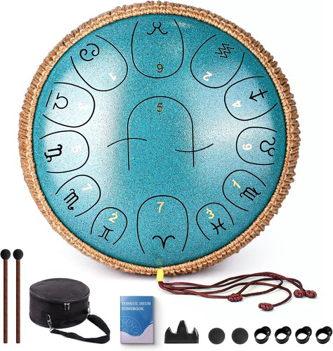 Steel tongue drum note - 15, 14