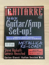 Chitarre n° 143 Novembre 1997 Rivista Magazine Metallica Steve Hackett Genesis