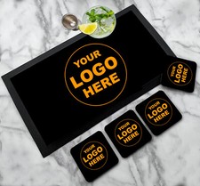 Personalised Logo Bar Mat |