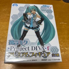 SEGA Hatsune Miku Project DIVA -f Premium Figure 2 Pcs + Extras Unopened Box