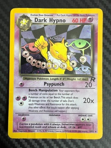 Pokemon tcg dark hypno - tcg, 9/82