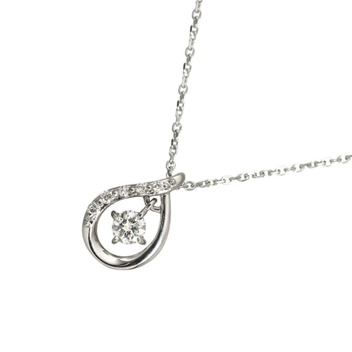 Collana con diamanti pt - collana,