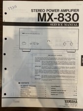 Yamaha MX-830 MX830 Manuale di