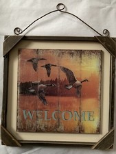 Quadro rustico in legno con