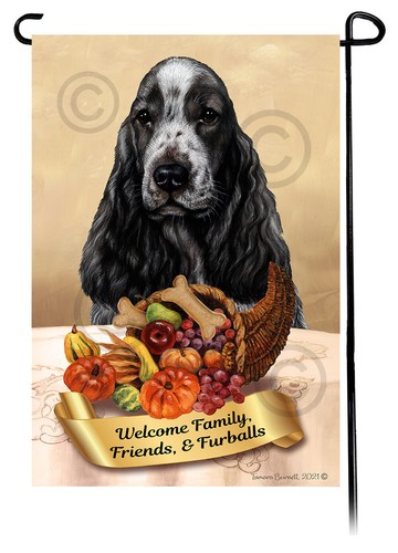 Thanksgiving garden flag - garden,