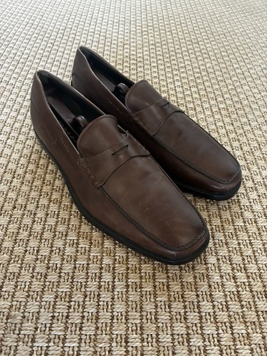 Tod brown calfskin gommino - brown,